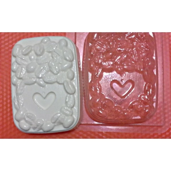 Czech Beads Exclusive Moule 1pc Cœur De Café Sucré Des Aliments En Plastique Fabrication De Savon De Cire Chocolat Gypse Fromage 2 Czech Beads Exclusive Moule 1pc Cœur De Café Sucré Des Aliments En Plastique Fabrication De Savon De Cire Chocolat Gypse Fromage – Image 2