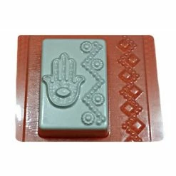 Czech Beads Exclusive Moule 1pc Hamsa Main De Fatima Yoga De L'Esprit En Plastique Fabrication De Savon De Cire Chocolat Gypse F