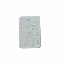 Czech Beads Exclusive Moule 1pc Joker Fille Jouer La Carte De Jeu En Plastique Fabrication De Savon De Cire Chocolat Gypse Froma