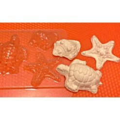Alternative view of Czech Beads Exclusive Moule 1pc Mer Animaux Marins En Plastique Fabrication De Savon De Cire Chocolat Gypse Fromage Cookies Géla