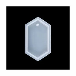 Perlesmania S11103424 PAX 1 Moule En Silicone Hexagone 7cm Pour Creation Fimo Cernit Resine