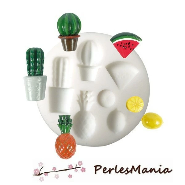 Perlesmania 1 MINI MOULE EN SILICONE EXOTIQUE CREATIONS FIMO SCULPEY CERNIT Ref 284444 1 Perlesmania 1 MINI MOULE EN SILICONE EXOTIQUE CREATIONS FIMO SCULPEY CERNIT Ref 284444
