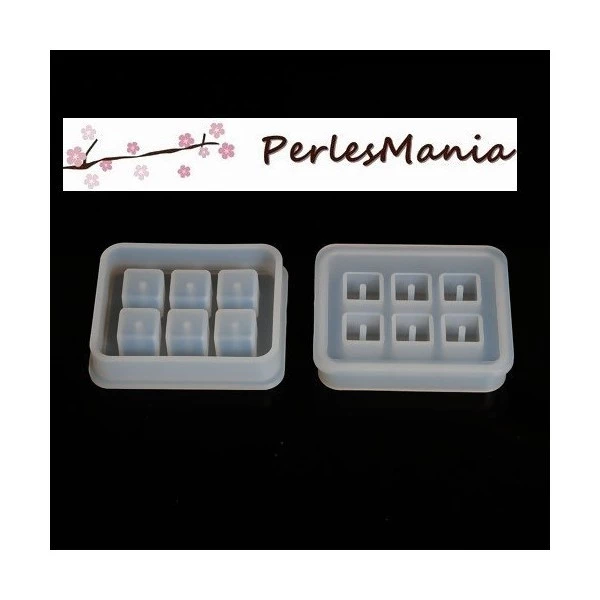 Perlesmania 1 MOULE EN SILICONE 6 CUBES 16mm Utilisation FIMO RESINE S1182300 1 Perlesmania 1 MOULE EN SILICONE 6 CUBES 16mm Utilisation FIMO RESINE S1182300