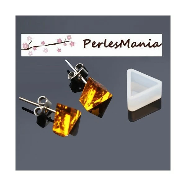 Perlesmania PAX 5 MOULE EN SILICONE Pendentif TRIANGLE 9mm Utilisation FIMO RESINE S1186541 1 Perlesmania PAX 5 MOULE EN SILICONE Pendentif TRIANGLE 9mm Utilisation FIMO RESINE S1186541