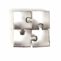 Perlesmania Moule Lot De 4 Emporte-pièces En Inox Puzzle Graine Créative265068