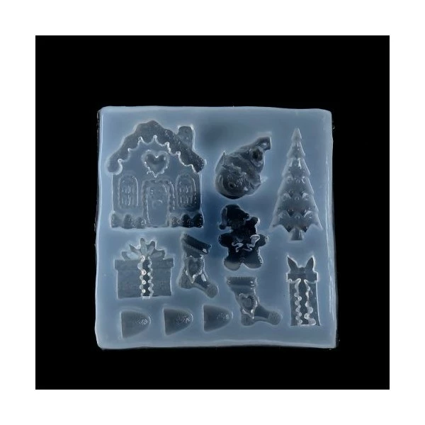 Perlesmania S119421 PAX 1 Moule En Silicone Motifs De Noel Pour Creation Fimo Cernit Resine 1 Perlesmania S119421 PAX 1 Moule En Silicone Motifs De Noel Pour Creation Fimo Cernit Resine