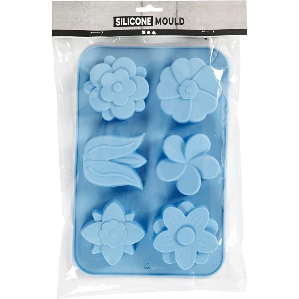 Creativ Company Moule Silicone Loisirs Créatifs - Fleurs - 6 Motifs 2 Creativ Company Moule Silicone Loisirs Créatifs - Fleurs - 6 Motifs – Image 2