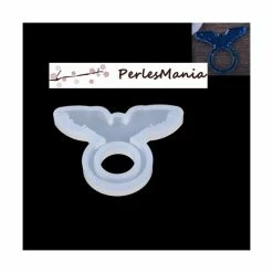 Perlesmania 1 Bague MOULE En SILICONE Aigle Oiseau POUR CREATIONS FIMO RESINE S11103429