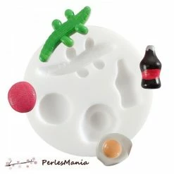 Perlesmania 1 MINI MOULE EN SILICONE SUCRERIES CREATIONS FIMO SCULPEY CERNIT Ref 284423