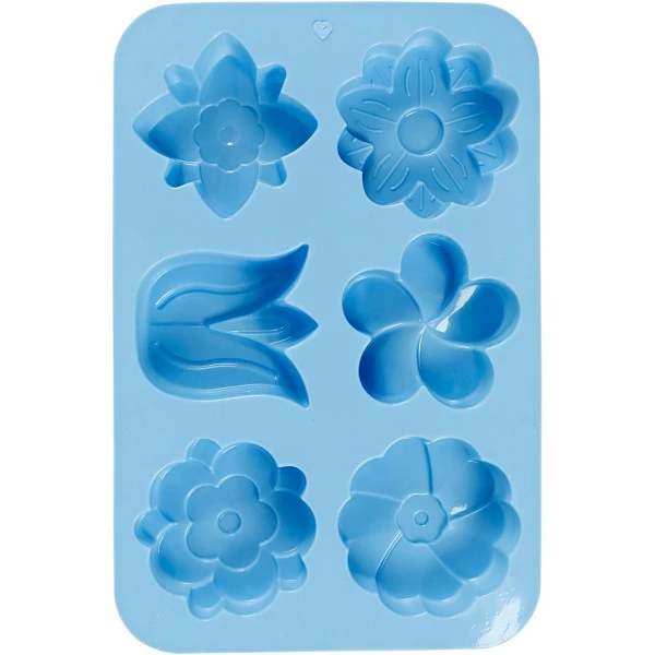 Creativ Company Moule Silicone Loisirs Créatifs - Fleurs - 6 Motifs 3 Creativ Company Moule Silicone Loisirs Créatifs - Fleurs - 6 Motifs – Image 3