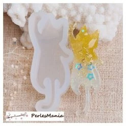 Alternative view of Perlesmania 1 Pendentif MOULE EN SILICONE CHAT 50mm POUR CREATIONS FIMO RESINE S1187820
