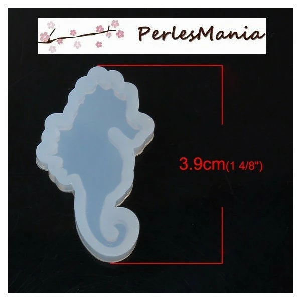 Perlesmania 1 Pendentif MOULE EN SILICONE HIPPOCAMPE 39x23mm POUR CREATIONS FIMO RESINE S1187828 1 Perlesmania 1 Pendentif MOULE EN SILICONE HIPPOCAMPE 39x23mm POUR CREATIONS FIMO RESINE S1187828