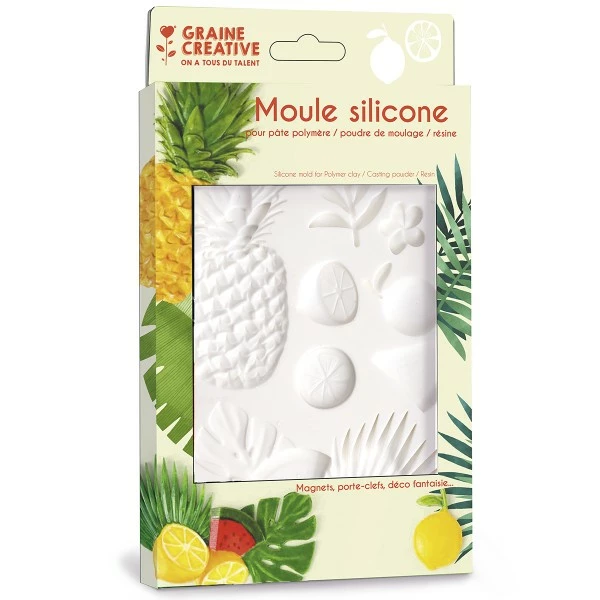 Graine Créative Moule Silicone - Agrumes - 20 X 13 Cm 1 Graine Créative Moule Silicone - Agrumes - 20 X 13 Cm