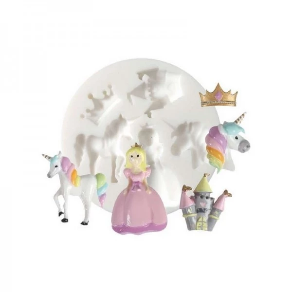 Perlesmania 1 Mini Moule En Silicone Licorne Princesse Creations Fimo DTM Ref 284454 1 Perlesmania 1 Mini Moule En Silicone Licorne Princesse Creations Fimo DTM Ref 284454