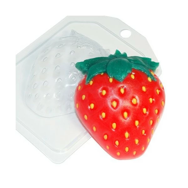 Czech Beads Exclusive 1pc Fraise Sucrée De La Nourriture En Plastique De Savon La Fabrication Du Chocolat De Gypse Moule D 1 Czech Beads Exclusive 1pc Fraise Sucrée De La Nourriture En Plastique De Savon La Fabrication Du Chocolat De Gypse Moule D