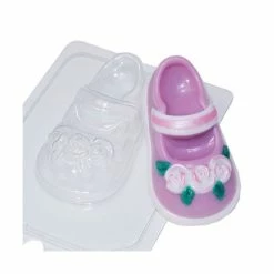 Czech Beads Exclusive Moule 1pc Enfants D'Anniversaire D'Enfants Chaussure Bébé Né Célébration De Douche En Plastique De Savon L