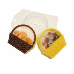 Czech Beads Exclusive Moule 1pc Paille Panier Panier Mère, Les Grands-Parents De Jour En Plastique De Savon La Fabrication Du Ch