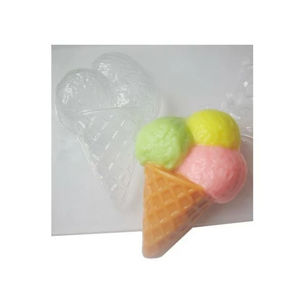 Czech Beads Exclusive Moule 1pc De Cône De Crème Glacée Douce De La Nourriture En Plastique De Savon La Fabrication Du Chocolat 1 Czech Beads Exclusive Moule 1pc De Cône De Crème Glacée Douce De La Nourriture En Plastique De Savon La Fabrication Du Chocolat