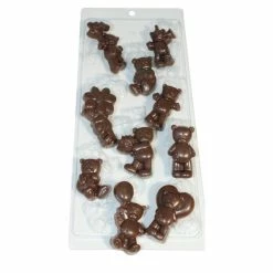 Czech Beads Exclusive Moule 1pc Ours En Peluche Fête Des Enfants Enfants Bébé à Mélanger En Plastique De Savon La Fabrication Du