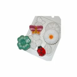 Czech Beads Exclusive Moule 1pc Prairie Papillon Coccinelle Fleur De Feuille De Nature Plastique De Savon La Fabrication Du Choc