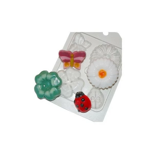 Czech Beads Exclusive Moule 1pc Prairie Papillon Coccinelle Fleur De Feuille De Nature Plastique De Savon La Fabrication Du Choc 1 Czech Beads Exclusive Moule 1pc Prairie Papillon Coccinelle Fleur De Feuille De Nature Plastique De Savon La Fabrication Du Choc