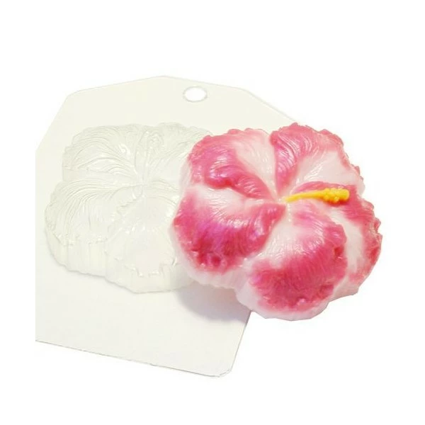 Czech Beads Exclusive 1pc Fleur D'Hibiscus En Plastique De Savon La Fabrication Du Chocolat De Gypse Moule De Qualité Alim 1 Czech Beads Exclusive 1pc Fleur D'Hibiscus En Plastique De Savon La Fabrication Du Chocolat De Gypse Moule De Qualité Alim