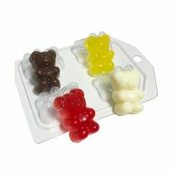 Czech Beads Exclusive Moule 1pc Marmelade De Gummy Bears Mini-Fête Des Enfants Enfants Bébé En Plastique De Savon La Fabrication