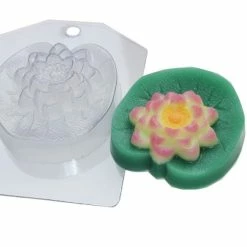 Czech Beads Exclusive 1pc Fleur De Lotus Feuille De Plastique De Savon La Fabrication Du Chocolat De Gypse Moule De Qualit