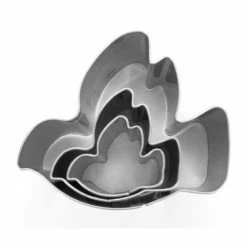 Perlesmania Moule Lot De 3 Emporte-pièces Acier Inoxydable Oiseau Graine Créative 265050