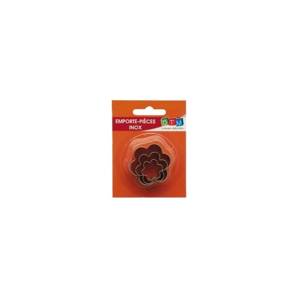 Perlesmania Moule Lot De 3 Emporte-pièces Acier Inoxydable Fleurs Graine Créative 265047 1 Perlesmania Moule Lot De 3 Emporte-pièces Acier Inoxydable Fleurs Graine Créative 265047