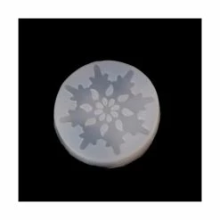 Perlesmania PS110113155 PAX 1 Moule En Silicone Pendentif Flocon De Neige Noel Pour Creation Fimo Resine