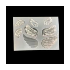 Alternative view of Perlesmania S110116793 PAX 1 Moule En Silicone Pendentif Aile D'ange Pour Creation Fimo Resine