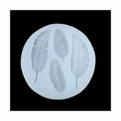 Perlesmania S110116795 PAX 1 Moule En Silicone Pendentif Plumes Pour Creation Fimo Resine
