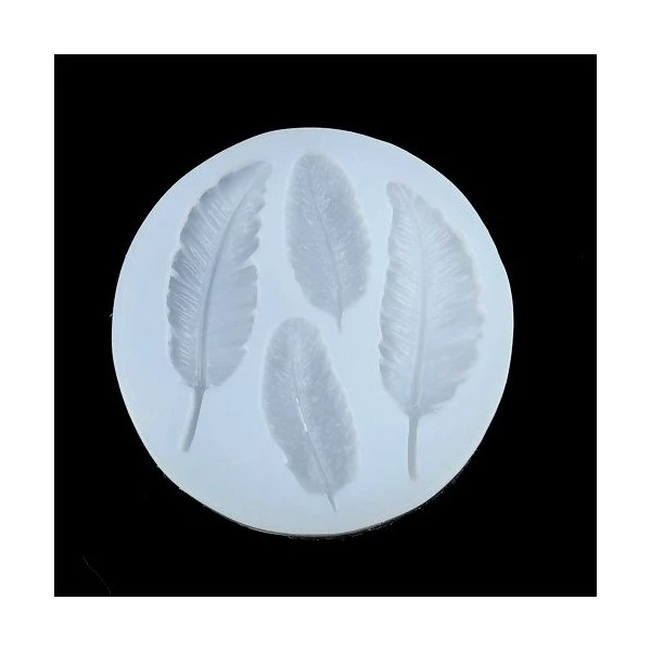 Perlesmania S110116795 PAX 1 Moule En Silicone Pendentif Plumes Pour Creation Fimo Resine 1 Perlesmania S110116795 PAX 1 Moule En Silicone Pendentif Plumes Pour Creation Fimo Resine