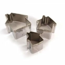 Perlesmania Moule Lot De 3 Emporte-pièces En Inox Maisons Graine Créative 265060
