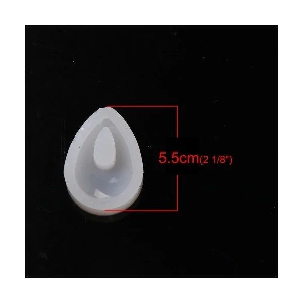 Perlesmania PS11108020 Lot 1 Moule En Silicone Pendentif Goutte Pour Creation Fimo Resine 1 Perlesmania PS11108020 Lot 1 Moule En Silicone Pendentif Goutte Pour Creation Fimo Resine
