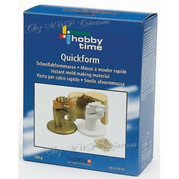 Glorex Pâte à Mouler Quickform Alginate Pour Le Moulage 500G 1 Glorex Pâte à Mouler Quickform Alginate Pour Le Moulage 500G