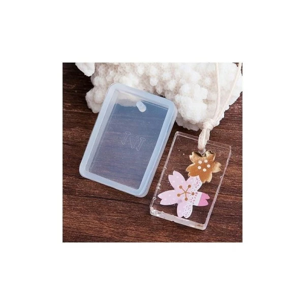 Creationloisirs Moule En Silicone Pendentif Rectangle Pour Créations En Résine Fimo 1 Creationloisirs Moule En Silicone Pendentif Rectangle Pour Créations En Résine Fimo
