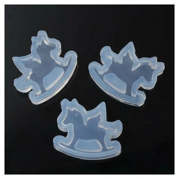 Perlesmania 1 MOULE EN SILICONE Cheval à Bascule Utilisation FIMO RESINE S1187825 1 Perlesmania 1 MOULE EN SILICONE Cheval à Bascule Utilisation FIMO RESINE S1187825