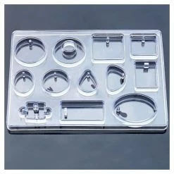 Perlesmania 1 Grand MOULE EN SILICONE 12 Formes ( H4102 )