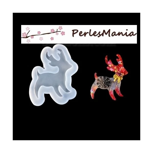 Perlesmania 1 Pendentif MOULE EN SILICONE Renne De Noel Pour Resine Fimo ( S1196082 ) POUR CREATIONS FIMO RESINE 1 Perlesmania 1 Pendentif MOULE EN SILICONE Renne De Noel Pour Resine Fimo ( S1196082 ) POUR CREATIONS FIMO RESINE