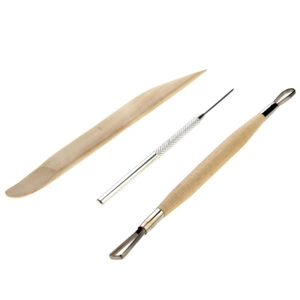 Lealoo® Kit Moulage Set De 8 Outils De Modelage Et De Poterie, Accessoires En Bois Pour L'argile, Terre Cuite Etc 3 Lealoo® Kit Moulage Set De 8 Outils De Modelage Et De Poterie, Accessoires En Bois Pour L'argile, Terre Cuite Etc – Image 3
