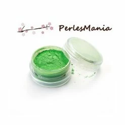 Perlesmania Moule 1 Boite Poudre De Paillette Pour Création RESINE Couleur VERT S1192369