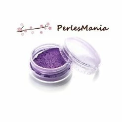 Perlesmania Moule 1 Boite Poudre De Paillette Pour Création RESINE Couleur VIOLET S1192366