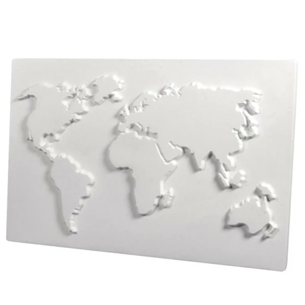 Rayher Moule Déco Pour Béton Créatif Moule Pour Béton Créatif - Carte Du Monde - 32 X 22 X 1,2 Cm - 1 Pce 2 Rayher Moule Déco Pour Béton Créatif Moule Pour Béton Créatif - Carte Du Monde - 32 X 22 X 1,2 Cm - 1 Pce – Image 2