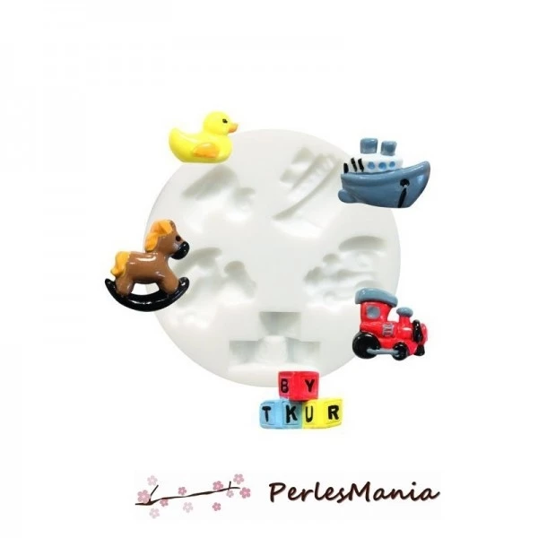 Perlesmania 1 MINI MOULE EN SILICONE JOUETS CREATIONS FIMO SCULPEY CERNIT Ref 284404 1 Perlesmania 1 MINI MOULE EN SILICONE JOUETS CREATIONS FIMO SCULPEY CERNIT Ref 284404