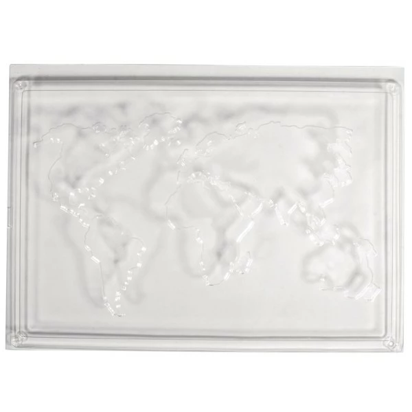 Rayher Moule Déco Pour Béton Créatif Moule Pour Béton Créatif - Carte Du Monde - 32 X 22 X 1,2 Cm - 1 Pce 4 Rayher Moule Déco Pour Béton Créatif Moule Pour Béton Créatif - Carte Du Monde - 32 X 22 X 1,2 Cm - 1 Pce – Image 4