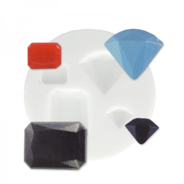 Perlesmania Mini Moule Silicone Pour Pâte Polymère, Fimo PIERRES PRECIEUSES DTM 284441 1 Perlesmania Mini Moule Silicone Pour Pâte Polymère, Fimo PIERRES PRECIEUSES DTM 284441