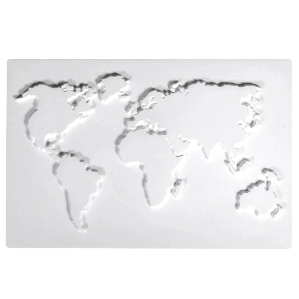Rayher Moule Déco Pour Béton Créatif Moule Pour Béton Créatif - Carte Du Monde - 32 X 22 X 1,2 Cm - 1 Pce 5 Rayher Moule Déco Pour Béton Créatif Moule Pour Béton Créatif - Carte Du Monde - 32 X 22 X 1,2 Cm - 1 Pce – Image 5