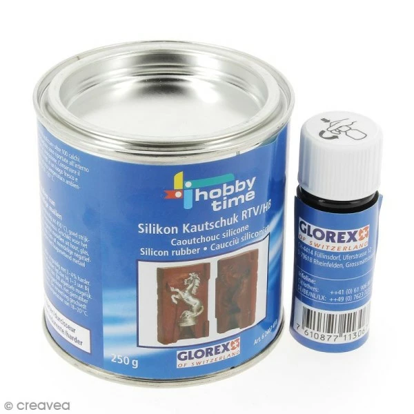 Hobby Time Kit Moulage Kit Fabrication Moule Caoutchouc Thermorésistant - 250g 1 Hobby Time Kit Moulage Kit Fabrication Moule Caoutchouc Thermorésistant - 250g